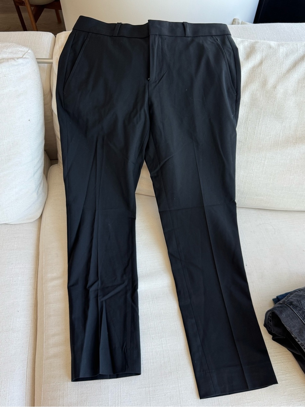 Italian Wool Black Pants